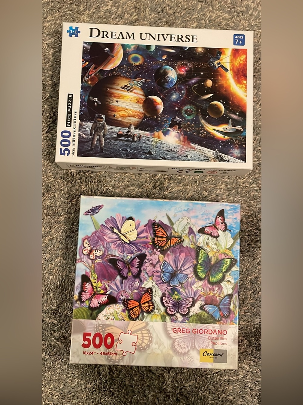 500-Piece Puzzles Like New